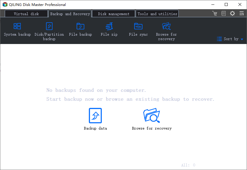 backup and recovery